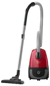 Philips FC8243/09 Aspirateur avec Sac PowerGo, 750W, Capacité de Poussière 3L, Suceur Plat Intégré, Rouge